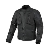 Macna Higera Herren-Motorradjacke aus wasserdichtem Textil, Schwarz – Maximomoto ES