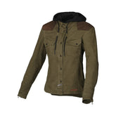 MACNA INLAND Mujer Textil Moto Chaqueta Verde Marrón – Maximomoto ES