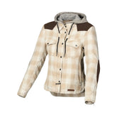 MACNA INLAND Mujer Textil Moto Chaqueta Beige Marrón – Maximomoto ES