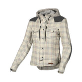 MACNA INLAND Mujer Textil Moto Chaqueta Beige Marrón Rosa – Maximomoto ES
