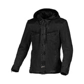 MACNA INLAND HOMBRES MOTO TEXTIL CAPUCHA CHAQUETA NEGRO – Maximomoto ES