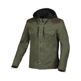 MACNA INLAND Herren Motorrad-Textil-Kapuzenjacke Grün – Maximomoto ES