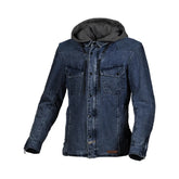 MACNA INLAND HOMBRES MOTO TEXTIL CAPUCHA CHAQUETA AZUL MARRÓN – Maximomoto ES