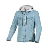MACNA INLAND HOMBRES MOTO TEXTIL CAPUCHA CHAQUETA AZUL CLARO – Maximomoto ES