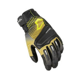 Luvas de motociclismo de senhora Macna Juice, modelo Ergothumb, amarelas. – Maximomoto ES