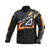 Macna Landmark hombre Chaqueta textil aventura gris naranja – Maximomoto ES