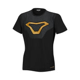 MACNA Logo Mujer Camisa Negra Amarilla – Maximomoto ES