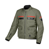Macna Oryon Herren-Motorradjacke, wasserdicht, Grün – Maximomoto ES