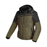 Macna Racoon mujer Chaqueta motociclismo turismo Verde Negro – Maximomoto ES
