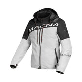 Macna Racoon mujer Chaqueta impermeable carreras Gris Claro Negro – Maximomoto ES