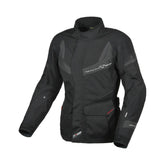 Macna Rancher mujer Chaqueta textil impermeable moto Negro Gris – Maximomoto ES