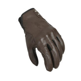 Luvas de motociclismo Macna Rogue para mulher em couro perfurado castanho – Maximomoto ES