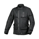 MACNA SIGNAL Herren Wasserdichte Motorrad-Textiljacke Schwarz – Maximomoto ES