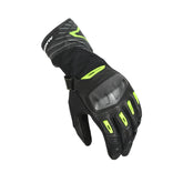 MACNA TEMPO HOMBRES GUANTES MOTO PERFORADO NEGRO AMARILLO FLUO - GUANTES