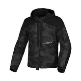 Chaqueta motociclismo Macna Territor hombre Camuflaje Negro