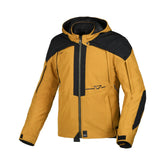Macna Territor Herren-Rennjacke, wasserdicht, Braun, Kamel, Schwarz – Maximomoto ES