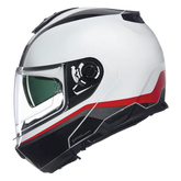 Capacete Modular para Motociclo NOLAN N100-6 NCOGNITO 344 Branco Vermelho Preto – Maximomoto ES