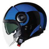 Capacete NOLAN N21 Bichrome Visor 351 Nero Azul Azzurro – Maximomoto ES