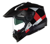 NOLAN N70-2 X 06 RUVIDO 342 CARA COMPLETA CASCO NEGRO ROJO BLANCO – Maximomoto ES
