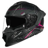 SMK TITAN CARBON CASCO DE MOTO GLOSS NEGRO GRIS ROSA – Maximomoto ES