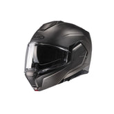 HJC I100 SEMI MAT TITANIUM plano casco integral modular