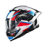 MT THUNDER 4 SV LUMINENCE A7 brillante Casco Integral Deportivo Para Moto