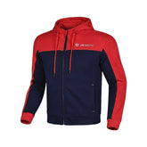 Sweat-shirt moto homme R-TECH Suspension bleu et rouge – Maximomoto ES