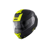 GIVI X.20 Expedition Evo Moto Integral Modular Casco Negro Amarillo