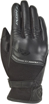IXON RS SHINE 2 CUERO TEXTIL GUANTES MOTO PARA MUJER NEGRO - Guantes