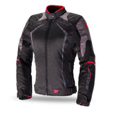 SEVENTY DEGREES SD-JR49 INVIERNO CHAQUETA DE MOTO RACING MUJER NEGRO ROJO – Maximomoto ES