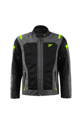 SEVENTY SD-JT66 SAHARA Men Chaqueta De Moto Gris/Amarillo Fluorescente
