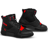 SHUA ODDIN BOTAS URBANA HOMBRE DE MOTO NEGRO ROJO – Maximomoto ES