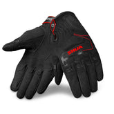 SHUA SEA BREEZE GUANTES DE MOTO DE HOMBRE NEGRO ROJO – Maximomoto ES