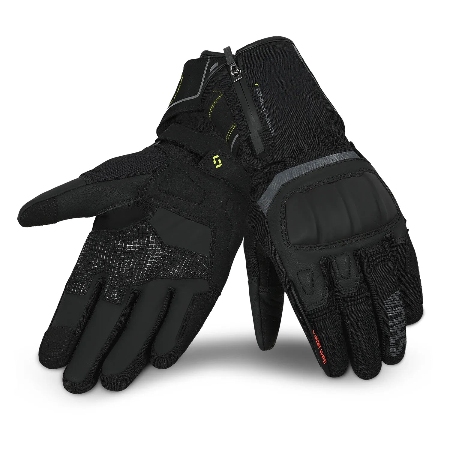 SHUA Thermohandschuhe zum Auftauen, Schwarz/Gelb – SECURTEX MOTOR S.L (t/a MaximoMoto)