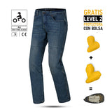 BELA DRIFTER PANTALON DE HOMBRE DENIM JEANS 34L AZUL GRIS TINT