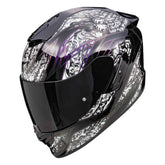 SCORPION EXO-1400 EVO II AIR FANTASY INTEGRAL HELMET Black-White – Maximomoto ES