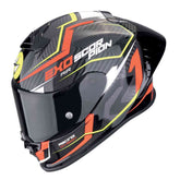 SCORPION EXO-R1 EVO AIR COUP INTEGRAL CACSO Negro Rojo Amarillo Neón