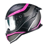 CGM 363 SHOT Integral Moto Casco Negro Fucsia Fluo Mate – Maximomoto ES
