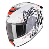 SCORPION - EXO-JNR BOUM INTEGRAL HELMET White-Black – Maximomoto ES
