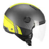 SKA-P 1LHG LUKE SPORT ABIERTO CASCO Antracita Amarillo Fluo Satinado