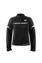SEVENTY CHAQUETA SD-JR30.2 MOJAVE VERANO RACING MUJER NEGRA/BLANCA - SECURTEX MOTOR S.L (t/a MaximoMoto)