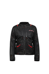 SEVENTY SD-JT69 Tanami Chaqueta De Motocicleta Para Mujer Negra/Roja