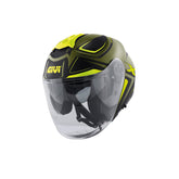 GIVI - CASCO X.22 PLANETD HYPER NEGRO VERDE AMARILLO – Maximomoto ES