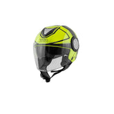 GIVI 12.4 FUTURO GRANDE CASCO JET NEGRO AMARILLO – Maximomoto ES