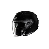 HJC i31 UNI Casco jet de moto urbano abierto de metal negro