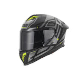 GIVI 50.3 QUASAR Casco Integral Para Moto Negro Titanio Amarillo