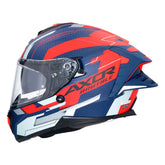 AXOR BRUTALE PLEXUS CASCO INTEGRL DE MOTO AZUL MATE ROJO – Maximomoto ES