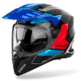 AIROH COMMANDER 2 REVEAL Adventure Capacete Azul Brilhante E06 – Maximomoto ES
