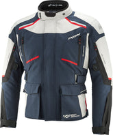 IXON Midgard C Wasserdichte Textil-Motorradjacke Grau Blau – Maximomoto ES