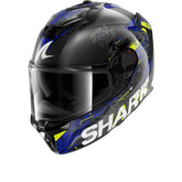 SHARK SPARTAN GT PRO CARBON SPEED-VIB Carbon Anthra Azul Casco De Moto